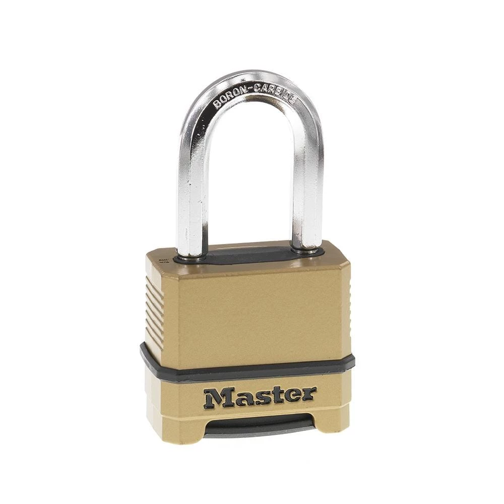 Master Lock Padlock, Magnum Set Your Own Combination Lock, 2 in. Wide, M175XDLF 3 Master Lock Padlock, Magnum Set Your Own Combination Lock, 2 in. Wide, M175XDLF