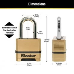 Master Lock Padlock, Magnum Set Your Own Combination Lock, 2 in. Wide, M175XDLF 19 Master Lock Padlock, Magnum Set Your Own Combination Lock, 2 in. Wide, M175XDLF -Safety & Security Tools Sales Shop master lock padlocks m175xdlfccsen 76 1000