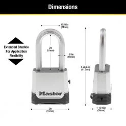 Master Lock Heavy Duty Outdoor Combination Lock, Resettable, 2 in. Shackle -Safety & Security Tools Sales Shop master lock padlocks m176xdlhccsen 76 1000