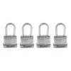 Master Lock Heavy Duty Outdoor Padlock with Key, 1-3/4 in. Wide, 1-1/2 in. Shackle, 4 Pack -Safety & Security Tools Sales Shop master lock padlocks m1xqlfccsen 64 1000