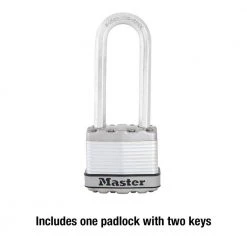 Master Lock Heavy Duty Outdoor Padlock with Key, 1-3/4 in. Wide, 2-1/2 in. Shackle, 4 Pack -Safety & Security Tools Sales Shop master lock padlocks m1xqlj fa 1000