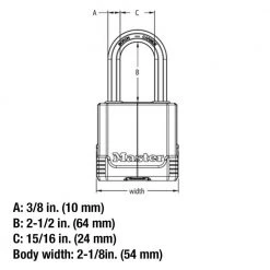Master Lock Heavy Duty Outdoor Padlock with Key, 2-1/8 in. Wide, 2-1/2 in. Shackle, 2 Pack 11 Master Lock Heavy Duty Outdoor Padlock with Key, 2-1/8 in. Wide, 2-1/2 in. Shackle, 2 Pack -Safety & Security Tools Sales Shop master lock padlocks m515xtljhcsec 44 1000