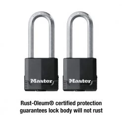 Master Lock Heavy Duty Outdoor Padlock with Key, 2-1/8 in. Wide, 2-1/2 in. Shackle, 2 Pack 9 Master Lock Heavy Duty Outdoor Padlock with Key, 2-1/8 in. Wide, 2-1/2 in. Shackle, 2 Pack -Safety & Security Tools Sales Shop master lock padlocks m515xtljhcsec 4f 1000
