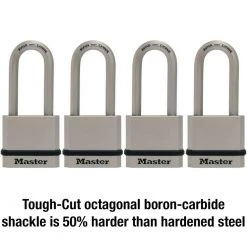 Master Lock Heavy Duty Outdoor Padlock with Key, 1-3/4 in. Wide, 4 Pack -Safety & Security Tools Sales Shop master lock padlocks m530xqlhccsen 1f 1000