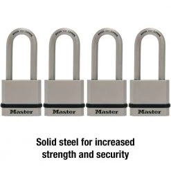 Master Lock Heavy Duty Outdoor Padlock with Key, 1-3/4 in. Wide, 4 Pack -Safety & Security Tools Sales Shop master lock padlocks m530xqlhccsen 4f 1000
