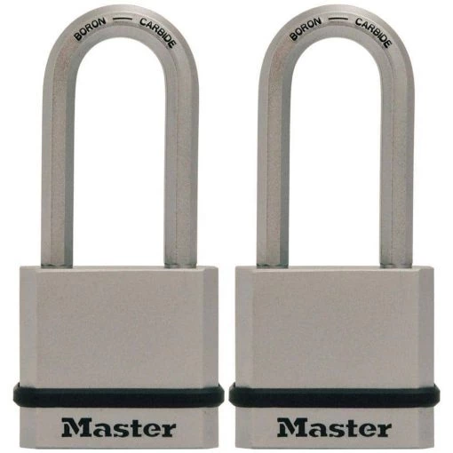 Master Lock Heavy Duty Outdoor Padlock with Key, 1-3/4 in. Wide, 2 Pack -Safety & Security Tools Sales Shop master lock padlocks m530xtlhccsen 64 1000