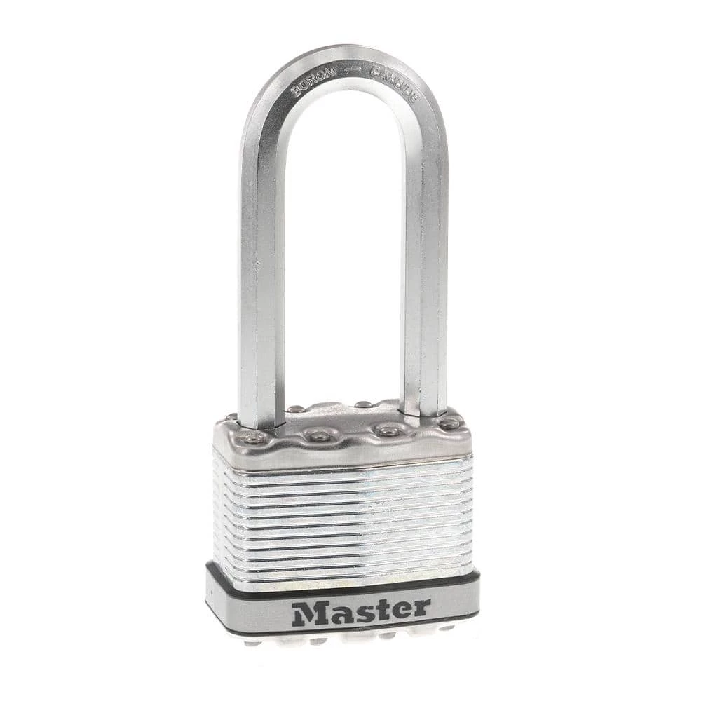 Master Lock Heavy Duty Outdoor Padlock with Key, 2 in. Wide, 2-1/2 in. Shackle 3 Master Lock Heavy Duty Outdoor Padlock with Key, 2 in. Wide, 2-1/2 in. Shackle