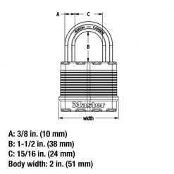 Master Lock Heavy Duty Outdoor Padlock with Key, 2 in. Wide, 1-1/2 in. Shackle, 2 Pack -Safety & Security Tools Sales Shop master lock padlocks m5xtlfccsen 76 1000