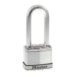 Master Lock Heavy Duty Outdoor Padlock with Key, 2 in. Wide, 2-1/2 in. Shackle, 2 Pack