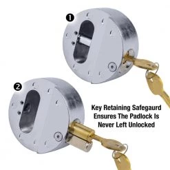 Master Lock Heavy Duty Padlock with Key, Hidden Shackle (Hasp Included) -Safety & Security Tools Sales Shop master lock padlocks m736xkadccsen 44 1000