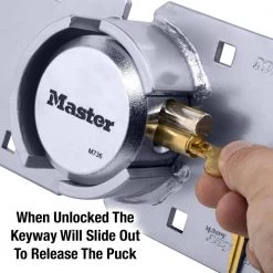 Master Lock Heavy Duty Padlock with Key, Hidden Shackle (Hasp Included) -Safety & Security Tools Sales Shop master lock padlocks m736xkadccsen 4f 1000
