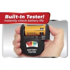 Battery Daddy 150 Battery Organizer and Storage Case with Tester 10 Battery Daddy 150 Battery Organizer and Storage Case with Tester -Safety & Security Tools Sales Shop multi home safety accessories badas pd40 1f 1000