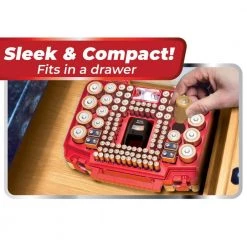 Battery Daddy 150 Battery Organizer and Storage Case with Tester 9 Battery Daddy 150 Battery Organizer and Storage Case with Tester -Safety & Security Tools Sales Shop multi home safety accessories badas pd40 4f 1000