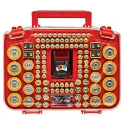 Battery Daddy 150 Battery Organizer and Storage Case with Tester