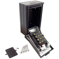 NUSET Key/Card Storage Wall Mount Push Button Combination Lockbox, Black -Safety & Security Tools Sales Shop nuset padlocks 2085 3 c3 1000