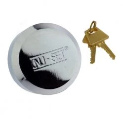 NUSET 2-7/8 in. Solid Steel Hidden Shackle Padlock