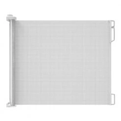 Perma Child Safety 33 in. H Extra Wide Indoor/Outdoor Retractable Gate, Extra Wide, White
