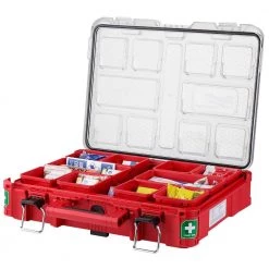 Milwaukee Class B Type 3 Packout First Aid Kit (193-Piece) -Safety & Security Tools Sales Shop red milwaukee first aid kits 48 73 8430c 1d 1000 1