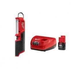 Milwaukee M12 12-Volt Lithium-Ion Cordless 220 Lumens LED Stick Light with (1) 2.0 Ah Battery and Charger
