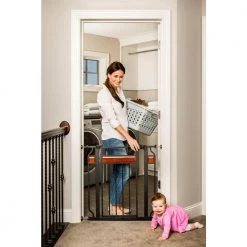 Regalo Home Accents 30 in. Metal Walk-Through Safety Gate -Safety & Security Tools Sales Shop regalo baby gates 0310 ds 4f 1000
