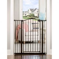 Regalo 36 in. Arched Decor Extra Tall Safety Gate in Bronze 7 Regalo 36 in. Arched Decor Extra Tall Safety Gate in Bronze -Safety & Security Tools Sales Shop regalo baby gates 0380 br ds 4f 1000