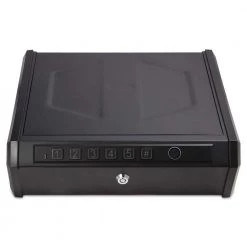 Movisa Gun Safe for 2 Pistols with Fingerprint Lock and Interior Lights -Safety & Security Tools Sales Shop rifle safes mvgsg06 4f 1000