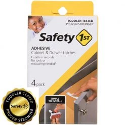 Safety 1st Adhesive Cabinet Latch (4-Pack)