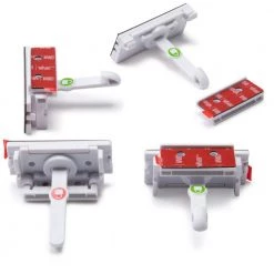 Safety 1st Adhesive Cabinet Latch (4-Pack) -Safety & Security Tools Sales Shop safety 1st child proof safety locks latches hs310 76 1000
