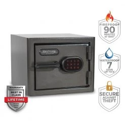 SANCTUARY Diamond Small Fireproof/Waterproof Home & Office Digital Lock Safe -Safety & Security Tools Sales Shop sanctuary home safes sa dia1 dp c3 1000