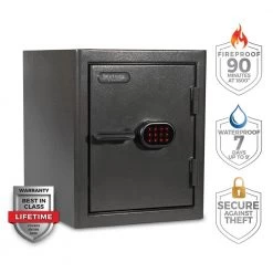 SANCTUARY Diamond Large Fireproof/Waterproof Home and Office Digital Lock Safe -Safety & Security Tools Sales Shop sanctuary home safes sa dia3 dp 4f 1000