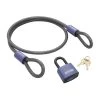 Schlage 4 ft. Double Loop Cable with Weatherproof Padlock