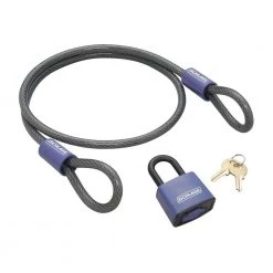 Schlage 4 ft. Double Loop Cable with Weatherproof Padlock