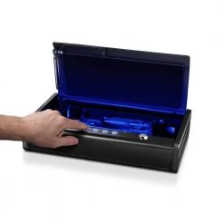 SentrySafe Gun Safe for 2 Pistols with Interior Lights -Safety & Security Tools Sales Shop sentrysafe handgun safes qap2el 76 1000