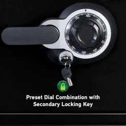 SentrySafe 0.8 cu. ft. Fireproof & Waterproof Safe with Dial Combination Lock -Safety & Security Tools Sales Shop sentrysafe home safes sfw082dtb 44 1000