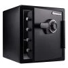 SentrySafe 1.2 cu. ft. Fireproof & Waterproof Safe with Dial Combination Lock -Safety & Security Tools Sales Shop sentrysafe home safes sfw123csblk 64 1000