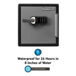 SentrySafe 1.2 cu. ft. Fireproof & Waterproof Safe with Touchscreen Combination Lock -Safety & Security Tools Sales Shop sentrysafe home safes sfw123tsc 4f 1000