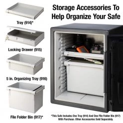 SentrySafe 2.0 cu. ft. Fireproof & Waterproof Safe with Dial Combination Lock -Safety & Security Tools Sales Shop sentrysafe home safes sfw205dpb fa 1000