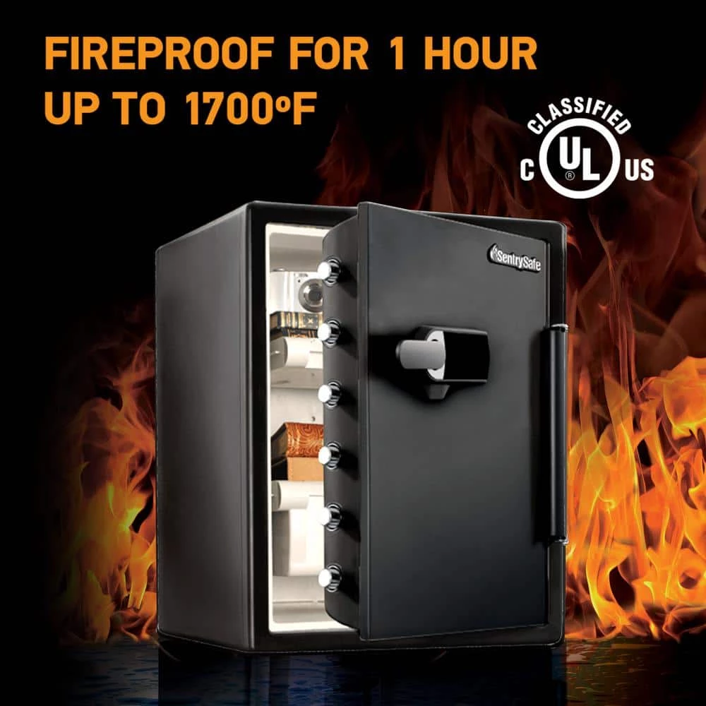 SentrySafe 2.0 cu. ft. Fireproof and Waterproof Safe with Touchscreen Combination Lock 6 SentrySafe 2.0 cu. ft. Fireproof and Waterproof Safe with Touchscreen Combination Lock - Image 4
