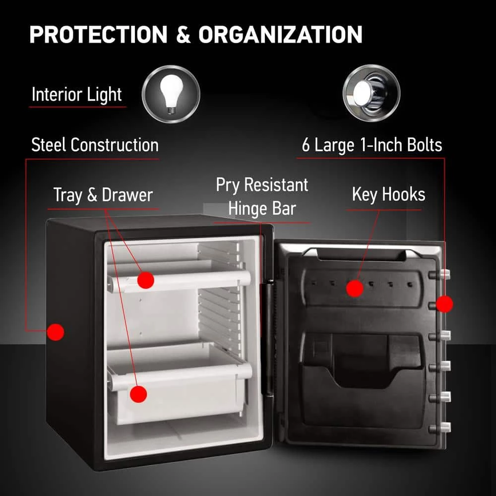 SentrySafe 2.0 cu. ft. Fireproof and Waterproof Safe with Touchscreen Combination Lock 5 SentrySafe 2.0 cu. ft. Fireproof and Waterproof Safe with Touchscreen Combination Lock - Image 3