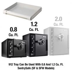 SentrySafe Tray Insert Accessory, for 0.8 and 1.2 cu. ft. Fireproof & Waterproof Safes -Safety & Security Tools Sales Shop sentrysafe safe accessories 912 1f 1000