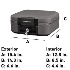 SentrySafe 0.28 cu. ft. Fireproof & Waterproof Safe Box with Organizer -Safety & Security Tools Sales Shop sentrysafe safe boxes chw20121 44 1000