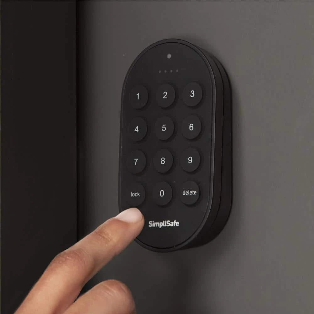 SimpliSafe Smart Lock, Wi-Fi Connected, Wireless (Battery) with PIN Pad and Remote Access - Black 5 SimpliSafe Smart Lock, Wi-Fi Connected, Wireless (Battery) with PIN Pad and Remote Access - Black - Image 3