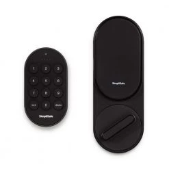 SimpliSafe Smart Lock, Wi-Fi Connected, Wireless (Battery) with PIN Pad and Remote Access - Black