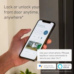 SimpliSafe Smart Lock, Wi-Fi Connected, Wireless (Battery) with PIN Pad and Remote Access - White -Safety & Security Tools Sales Shop simplisafe home safety accessories slk100ww 44 1000