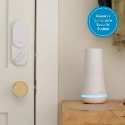 SimpliSafe Smart Lock, Wi-Fi Connected, Wireless (Battery) with PIN Pad and Remote Access - White -Safety & Security Tools Sales Shop simplisafe home safety accessories slk100ww fa 1000