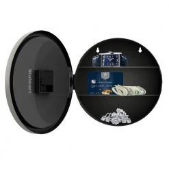 Stalwart 0.8 cu. ft. Wall Clock with Hidden Safe, Silver -Safety & Security Tools Sales Shop stalwart hidden safes 82 4985 4f 1000