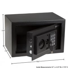 Stalwart 0.32 cu. ft. Premium Digital Lock Steel Safe -Safety & Security Tools Sales Shop stalwart home safes 65 en 20 c3 1000