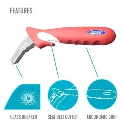 Stander Steel Handybar 3-in-1 Vehicle Support Handle in Red -Safety & Security Tools Sales Shop stander emergency response kits 3001 fa 1000