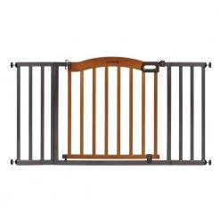 Summer Infant Decorative Wood and Metal 32 in. Pressure Mounted Gate