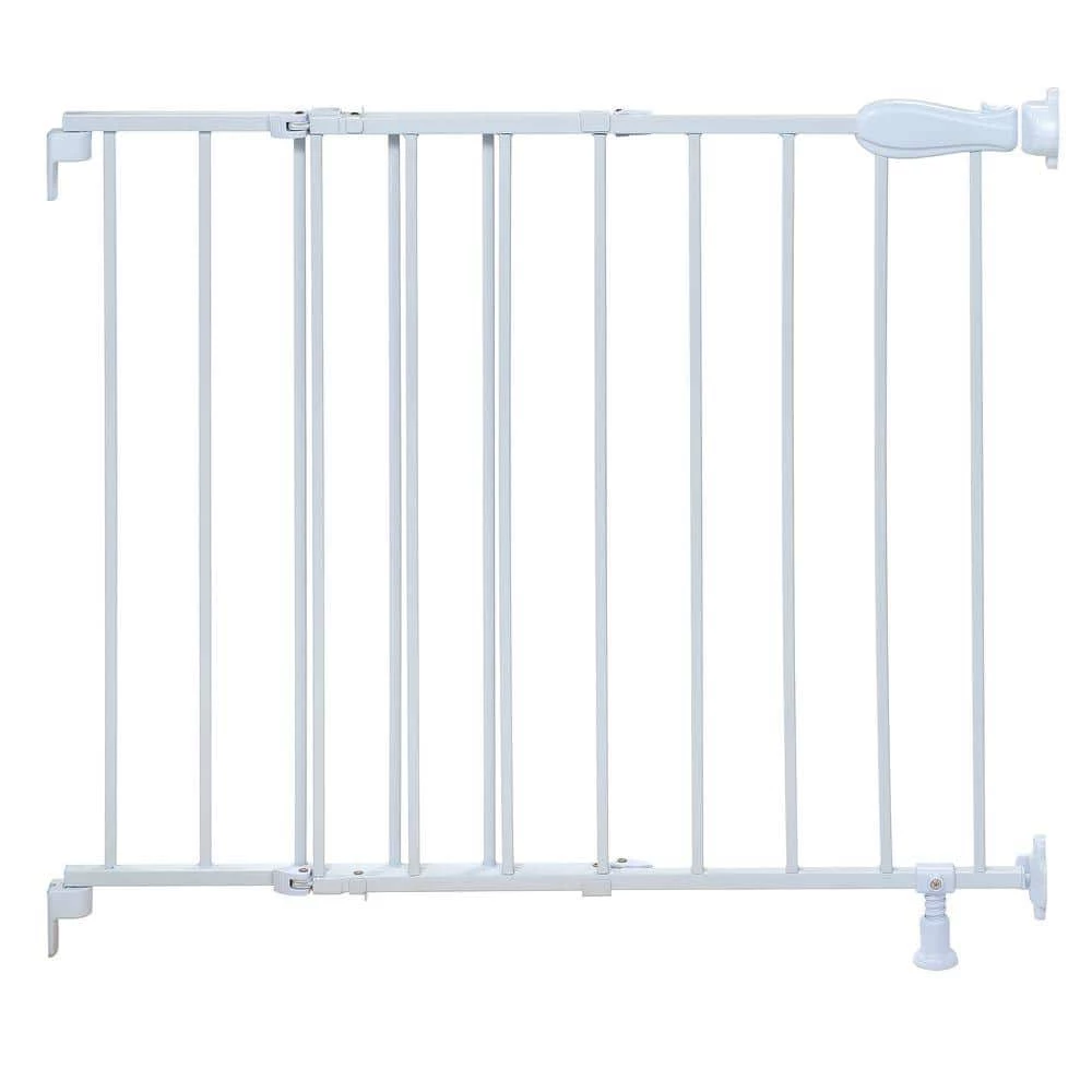 Summer Infant 30 in. Top of Stairs White Simple to Secure Metal Gate 3 Summer Infant 30 in. Top of Stairs White Simple to Secure Metal Gate